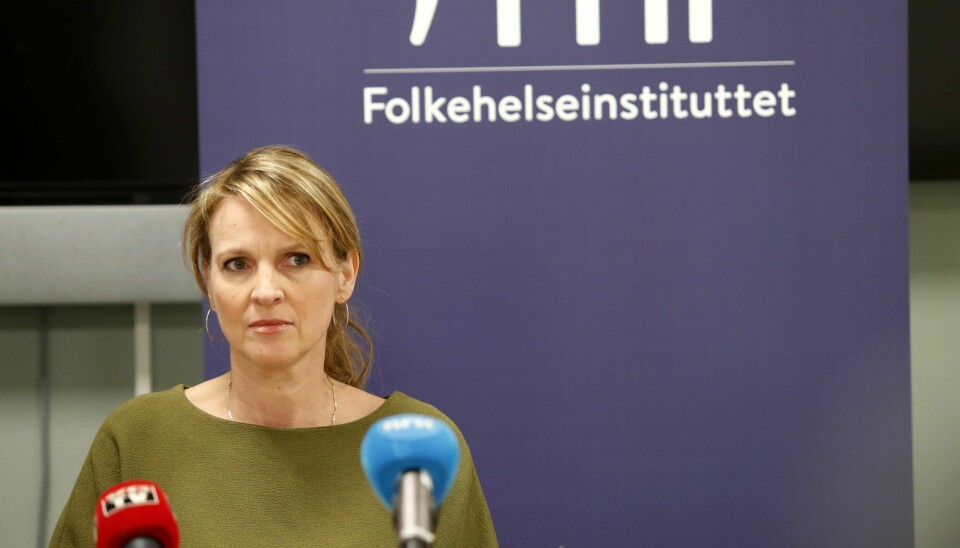 Avdelingsdirektør Line Vold ved Folkehelseinstituttet.