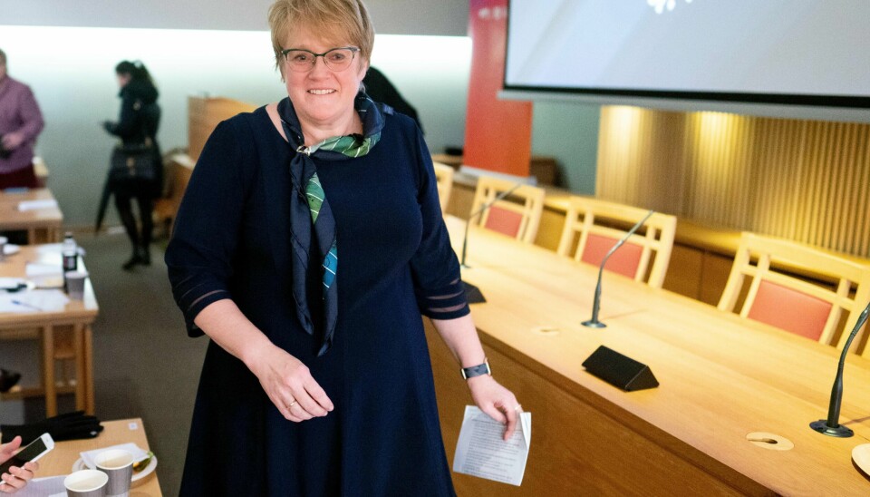 Trine Skei Grande (V) ser ut til å få valgkomiteens tillit til å fortsette i ledervervet.