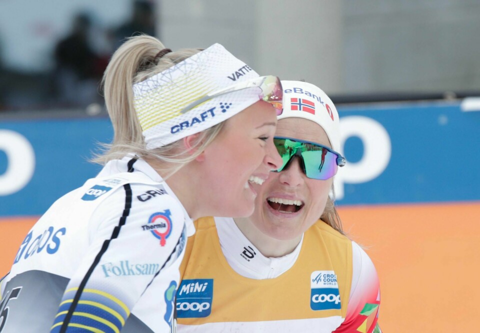 Frida Karlsson hentet overraskende igjen Therese Johaug på lørdagens Kollen-tremil.