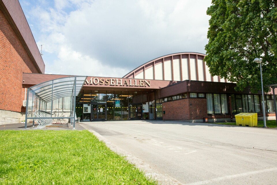 Mossehallen huser en rekke store idrettsarrangementer i Moss. Mossehallen i Nesparken.