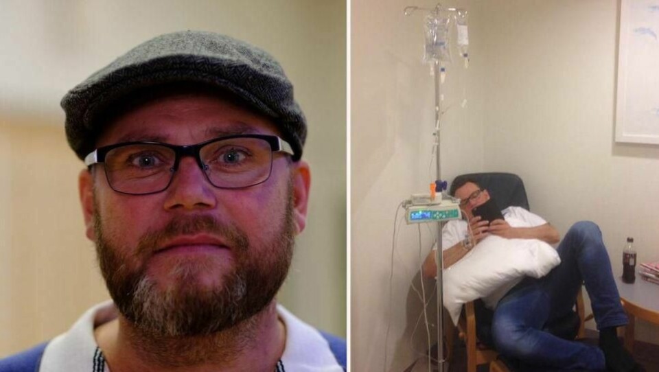 – Lungekreft er jævlig stigmatisert. Når folk hører lungekreft tenker de at du er 70 år og storrøyker, sier Jarle Gogstad (46) som selv fikk diagnosen i 2013. Foto: Privat via ABC Nyheter