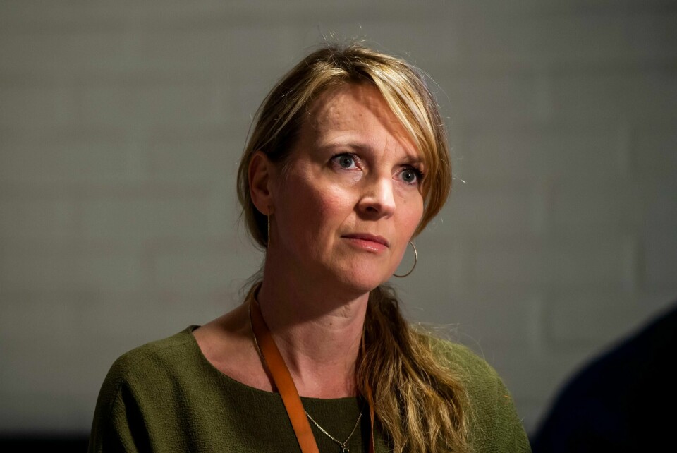 Line Vold, avdelingsdirektør for smitte og beredskap i Folkehelseinstituttet. Foto: Fredrik Varfjell / NTB scanpix.