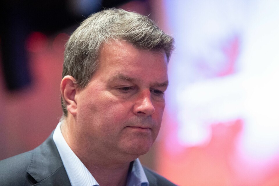 Oslo 20190924. LO- leder Hans Christian Gabrielsen under tirsdagens landsstyremøte. Aps valgevaluering drøftes i landsstyret på Folkets hus i Oslo tirsdag.Foto: Terje Bendiksby / NTB scanpix Oslo 20190924. LO- leder Hans Christian Gabrielsen under tirsdagens landsstyremøte. Aps valgevaluering drøftes i landsstyret på Folkets hus i Oslo tirsdag.Foto: Terje Bendiksby / NTB scanpix