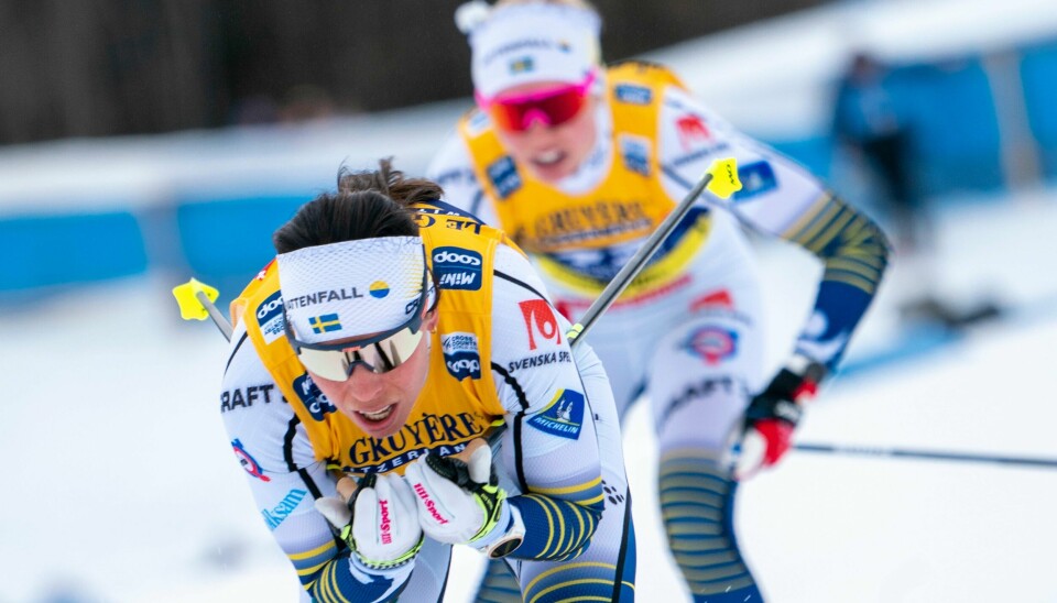 Flere av Charlotte Kallas løpervenninner på det svenske landslaget, er kritiske til opplegget. Foto: Heiko Junge / NTB scanpix