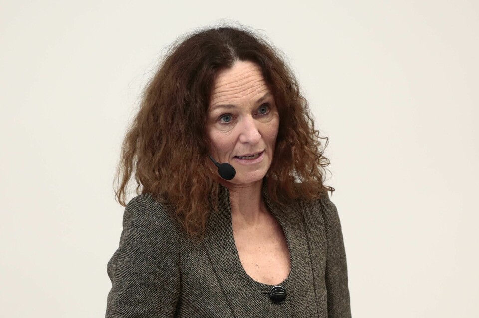 Oslo 20200313. Helsedirektør Bjørn Guldvog og direktør i Folkehelseinstituttet Camilla Stoltenberg samt helseminister Bent Høie på skype holder sin daglige pressekonferanse i forbindelse med koronaviruset på Helsedirektoratet.Foto: Lise Åserud / NTB scanpix Oslo 20200313. Helsedirektør Bjørn Guldvog og direktør i Folkehelseinstituttet Camilla Stoltenberg samt helseminister Bent Høie på skype holder sin daglige pressekonferanse i forbindelse med koronaviruset på Helsedirektoratet.Foto: Lise Åserud / NTB scanpix