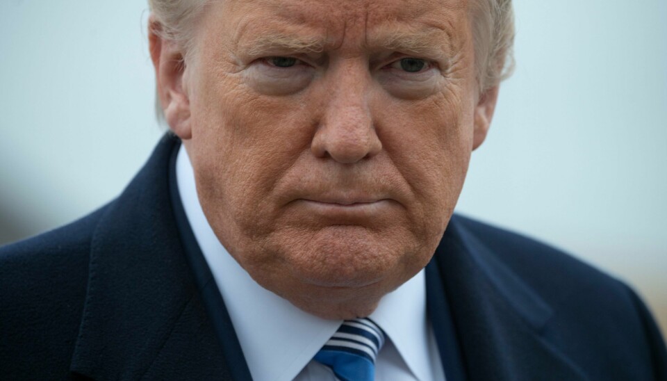 President Donald Trump tenker på å sette New York i karantene.