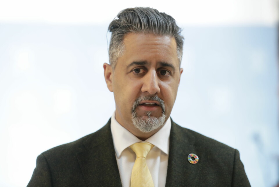 Abid Raja kaller inn til møte om 17. mai. Foto: Berit Roald/NTB Kulturminister Abid Raja