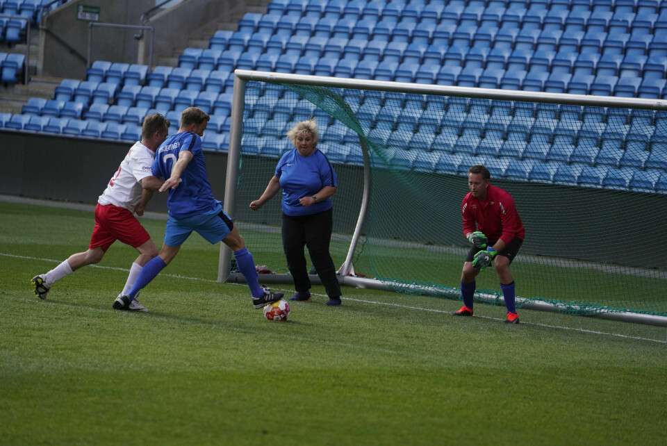 I august 2019 møtte FFKs gatelag regjeringen, med statsminister Erna Solberg i spissen, til kamp på Ullevaal stadion. Regjeringen med statsminister Erna Solberg i spissen spilte kamp på Ullevaal mot Fredrikstad sitt gatelag i 2019.