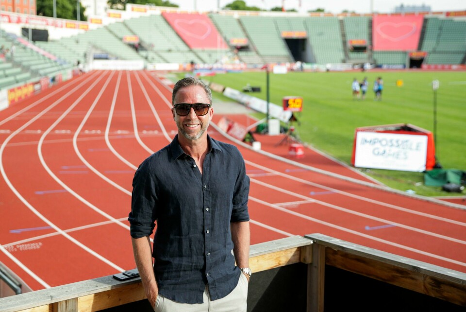 Steinar Hoen på Bislett Stadion, der han i sommer håper å kunne arrangere Bislett Games foran 5.000 tilskuere. Foto: Steinar Hoen, stevnedirektør for Bislett Games under fjorårets Impossible Games på Bislett. Foto: Vidar Ruud / NTB.