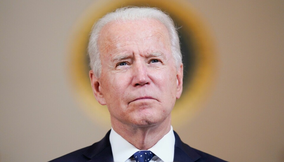 President Joe Biden talte i Det hvite hus etter dommen mot politimannen som drepte George Floyd. President Joe Biden talte i Det hvite hus etter dommen mot politimannen som drepte George Floyd. Foto: Evan Vucci / AP / NTB