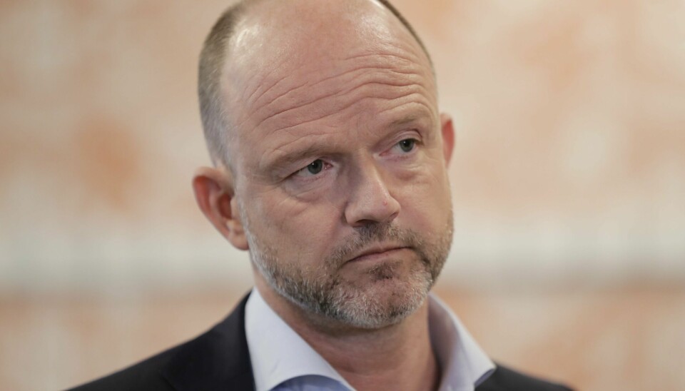 NHO-sjef Ole Erik Almlid er misfornøyd med at Venstres landsmøte vedtok å beholde formuesskatten. NHO-sjef Ole Erik Almlid. Foto: Berit Roald / NTB