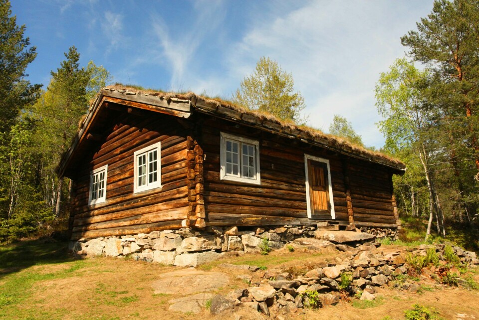 Fra Hallingdalstunet på Friluftsmuseet. Fra Hallingdalstunet på Friluftsmuseet.