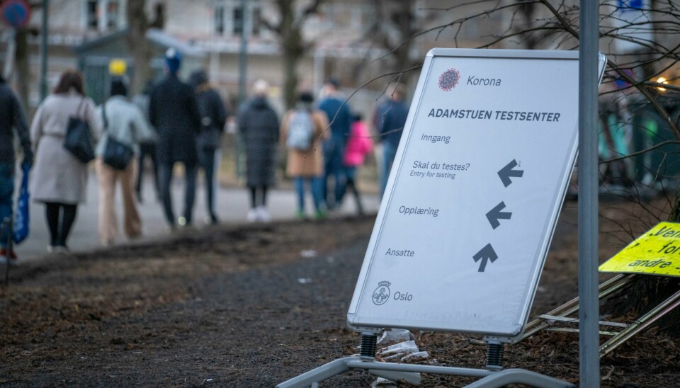 Det siste døgnet har 110 personer fått påvist koronasmitte i Oslo. Det siste døgnet har 110 personer fått påvist koronasmitte i Oslo. Foto: Heiko Junge / NTB
