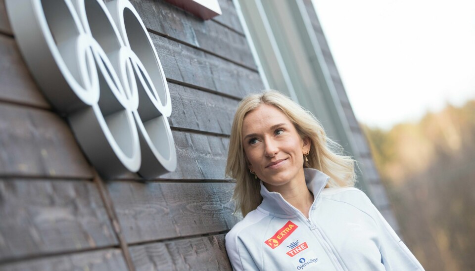 Karoline Bjerkeli Grøvdal løp fort, men får ingen rekord. Foto: Karoline Bjerkeli Grøvdal løp fort, men får ingen rekord. Foto: