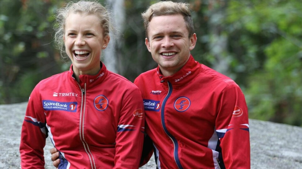 Orienteringsparet Kamilla og Gaute Steiwer. Orienteringsparet Kamilla og Gaute Steiwer.