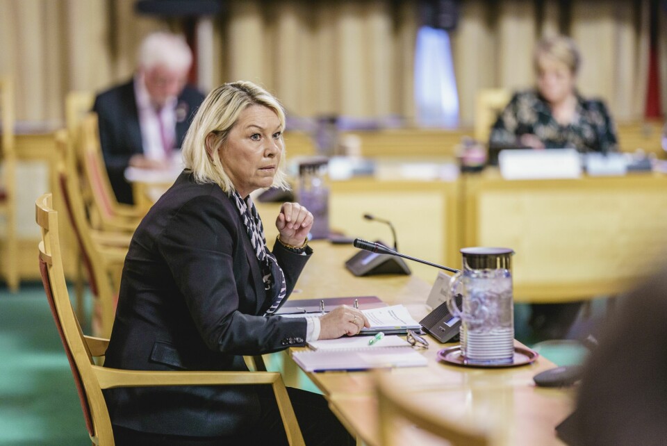 Justis- og beredskapsminister Monica Mæland vil gi PST videre fullmakter til å etterforske påvikningsaksjoner mot Norge. Justis- og beredskapsminister Monica Mæland vil gi PST videre fullmakter til å etterforske påvikningsaksjoner mot Norge.