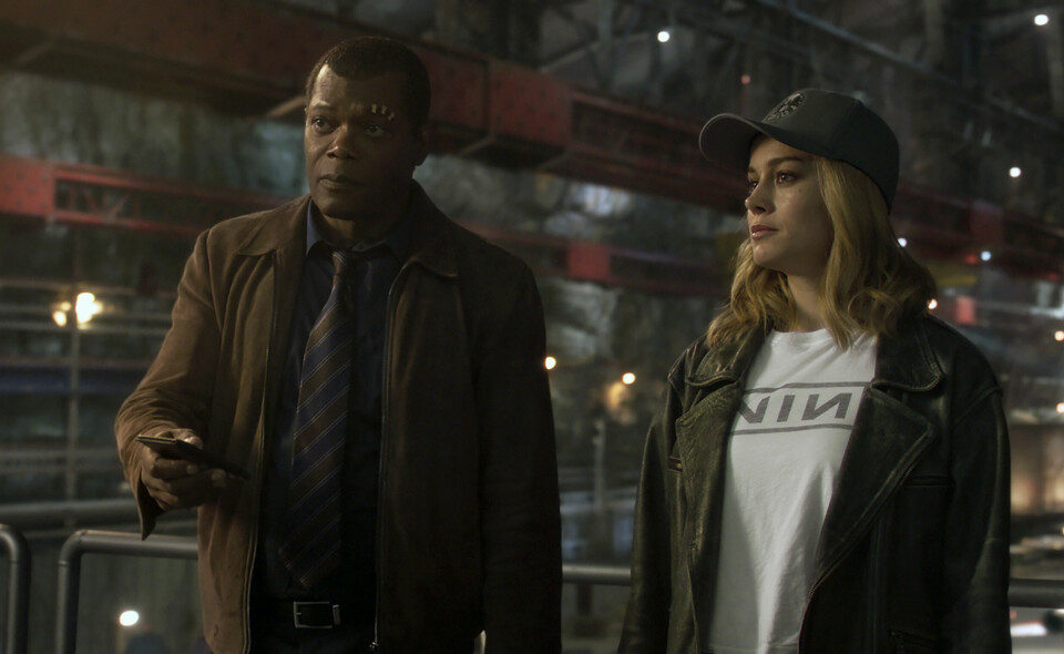 Samuel L. Jackson er Marvel-universets travleste mann i rollen som Nick Fury, en agent som dukker opp i forskjellige sammenhenger. Her i digitalisert forynget utgave og i selskap med Brie Larson i «Captain Marvel». Samuel L. Jackson er Marvel-universets travleste mann i rollen som Nick Fury, en agent som dukker opp i forskjellige sammenhenger. Her i digitalisert forynget utgave og i selskap med Brie Larsen i «Captain Marvel».
