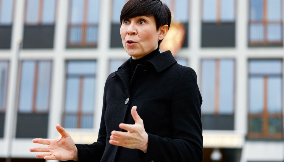 Utenriksminister Ine Eriksen Søreide (H) er kritisk til situasjonen i Hviterussland. Utenriksminister Ine Eriksen Søreide (H) kommenterer i Israel og Gaza.Foto: Jil Yngland / NTB