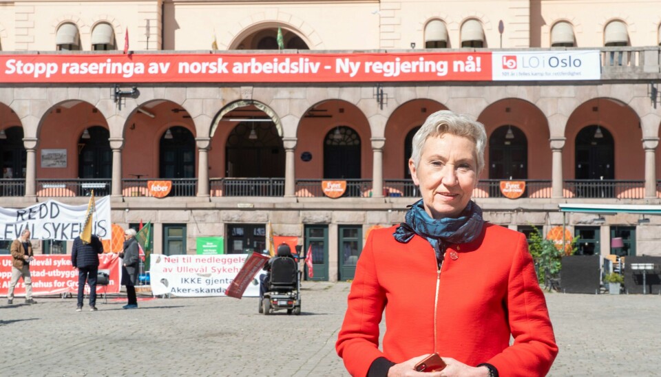 Den nordiske fagbevegelsen, her representert ved LO-leder Peggy Hessen Følsvik, er eksempel til etterfølgelse, skriver kommentator Kjell Werner. Foto: Terje Pedersen / NTB