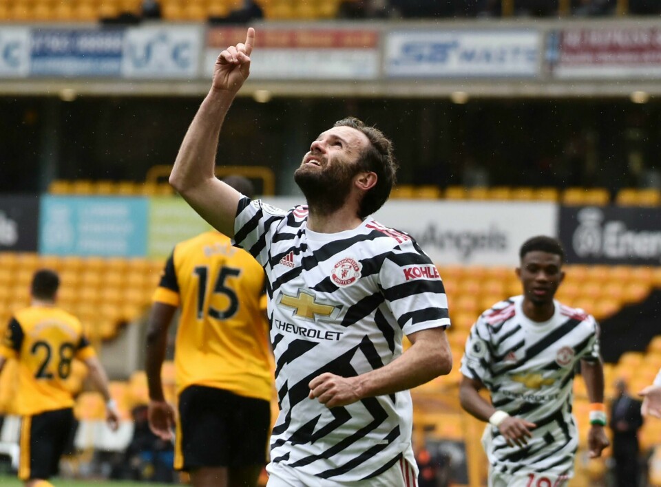 Juan Mata var Manchester Uniteds klart mest meriterte spiller og ble matchvinner da et reservepreget United slo Wolverhampton. Juan Mata var Manchester Uniteds klart mest meriterte spiller og ble matchvinner da et reservepreget United slo Wolverhampton. Foto: Rui Vieira / AP / NTB