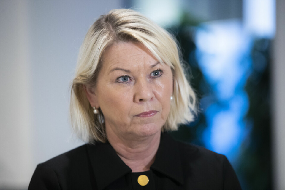 Justis- og beredskapsminister Monica Mæland (Høyre). Monica Mæland