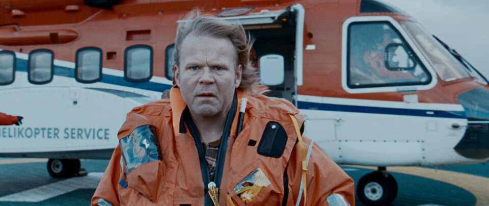 Fra den kommende norske katastrofefilmen «Nordsjøen», her Anders Baasmo Christensen. Fra den kommende norske katastrofefilmen «Nordsjøen», her Anders Baasmo Christensen.