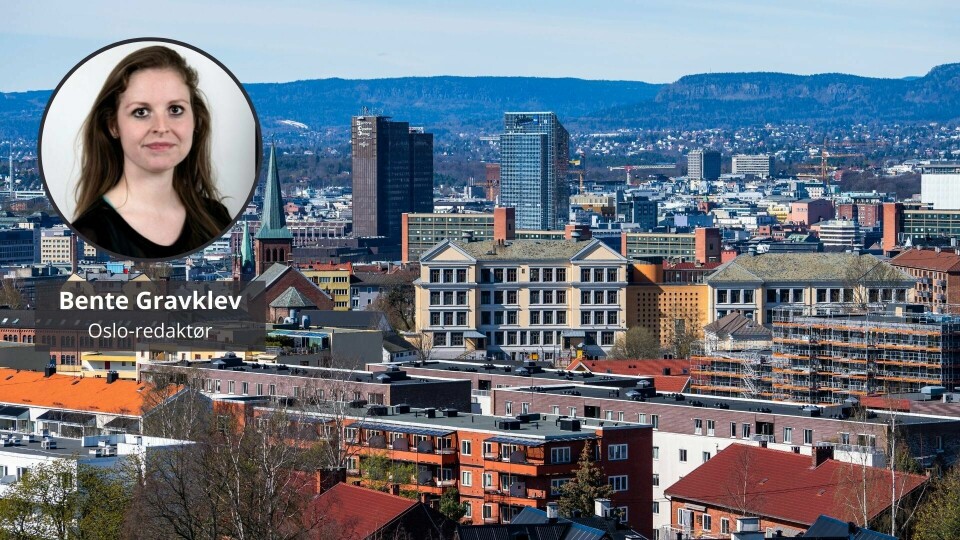 Oslo har et stort boligproblem. Bente Gravklev.