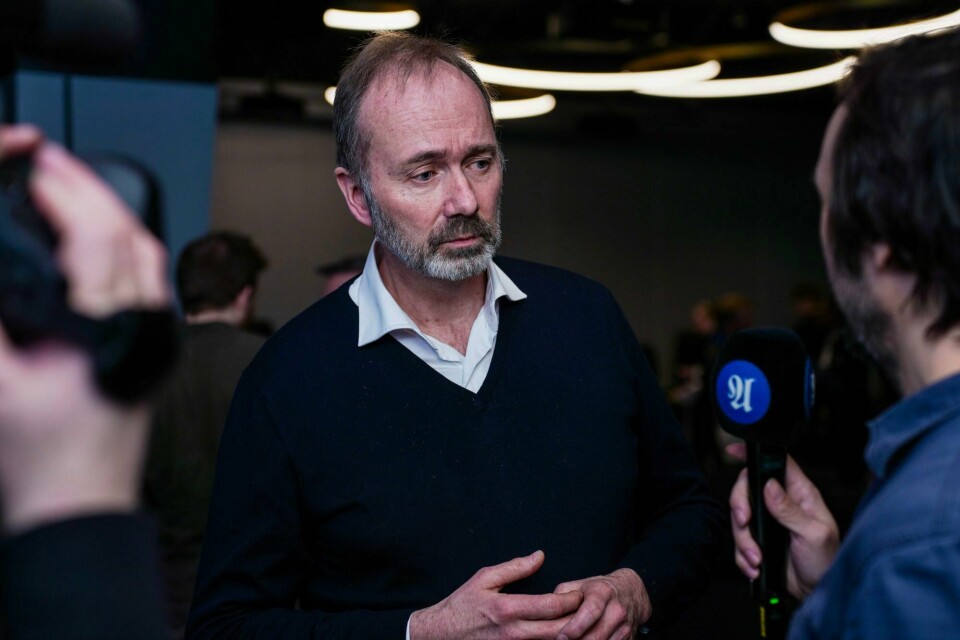 Trond Giske blir intervjuet etter å ha blitt valgt som nestleder i Trondheim Arbeiderparti. Trond Giske blir intervjuet etter å ha blitt valgt som nestleder i Trondheim Arbeiderparti.