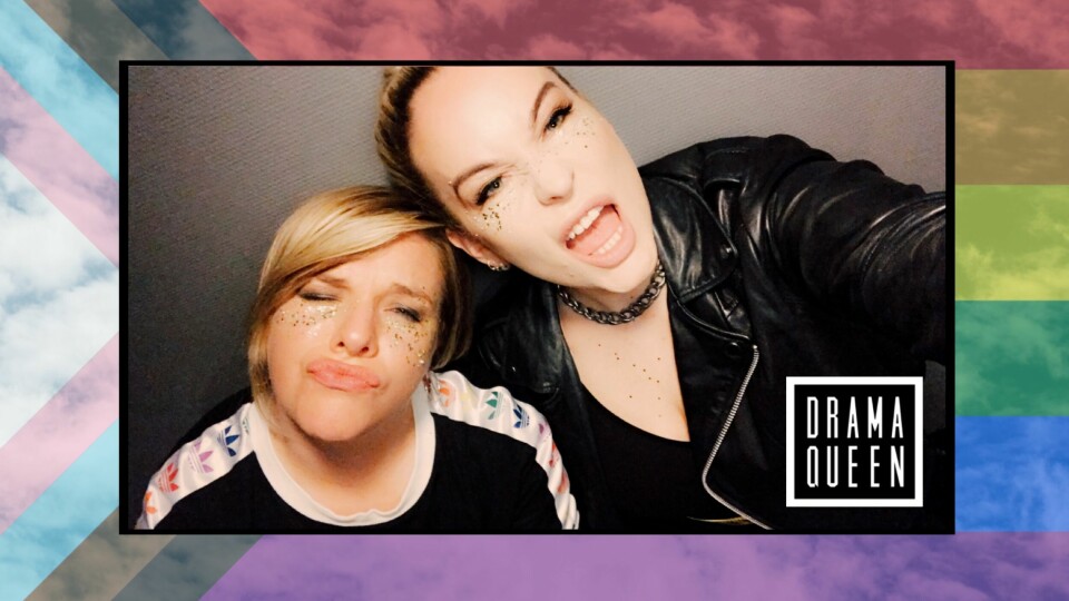 DJ-duoen Dramaqueen er klare for Pride 2021. Fra v. Bente Jørgensen og Martine Hammervold-Austinat DJ-duoen Dramaqueen er klare for Pride 2021. Fra v. Bente Jørgensen og Martine Hammervold-Austinat