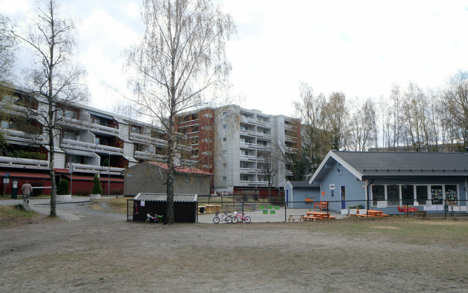 Rudshøgda Kanvas-naturbarnehage ligger like ved Mortensrud skole i Bydel Søndre Nordstrand i Oslo. Rudshøgda Kanvas-naturbarnehage ligger like ved Mortensrud skole i Bydel Søndre Nordstrand i Oslo. Foto: Mariell Tverrå Løkås