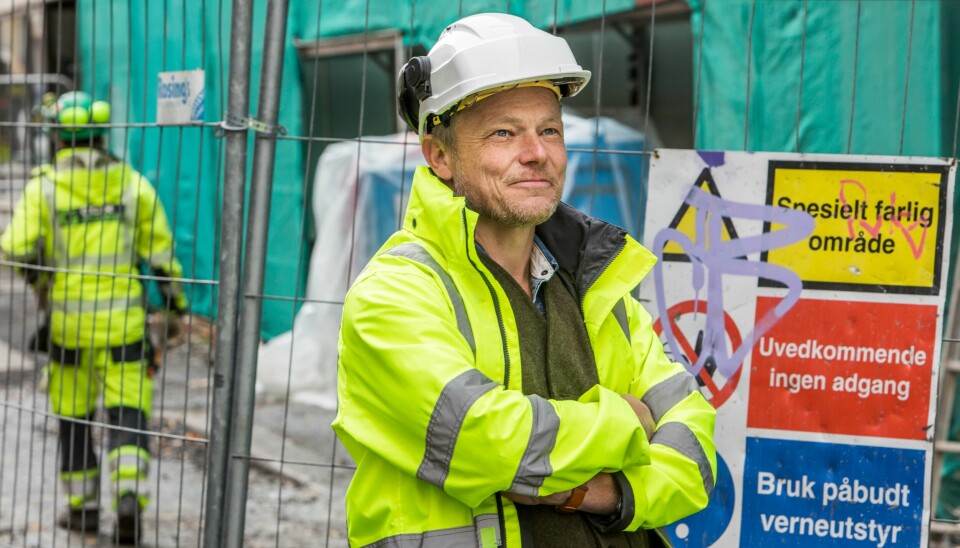 Oslo 20191003. Prosjektleder Lars Mamen i Fair Play Bygg. Arbeidsgivere og fagforeninger i Oslo og omegn samarbeider om et prosjekt for å komme kriminelle i byggebransjen til livs.Foto: Ole Berg-Rusten / NTB Prosjektleder Lars Mamen i Fair Play Bygg.