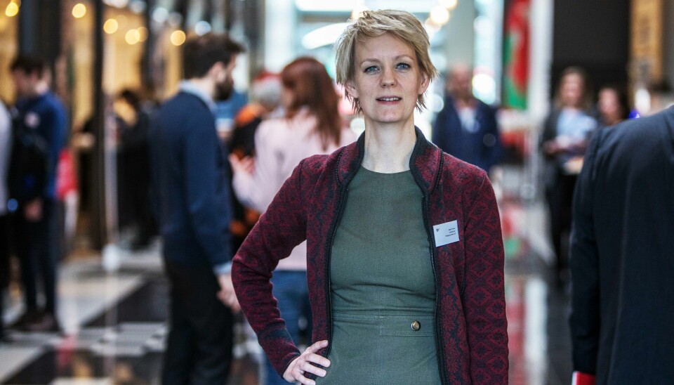 SVs utenrikspolitiske talsperson Ingrid Fiskaa er fornøyd med at regjeringen har gått med på å øke bistandsbudsjettet for i år med nesten en halv milliard kroner. Ingrid Fiskaa kan få seg en plass på Stortinget hvis junimålingen i Stavanger Aftenblad slår til. Foto: Ole Berg-Rusten / NTB