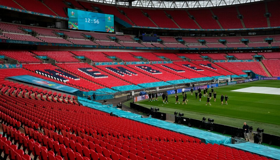 Wembley skal ha EM-finalen. Wembley skal ha EM-finalen. Foto: Matt Dunham / AP / NTB