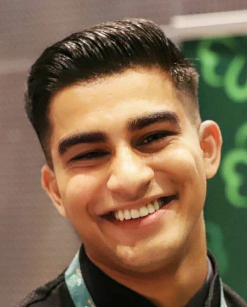 Ashish Kumar Bhargava er sentralstyremedlem i Senterungdommen. Ashish Kumar Bhargava, sentralstyremedlem i Senterungdommen