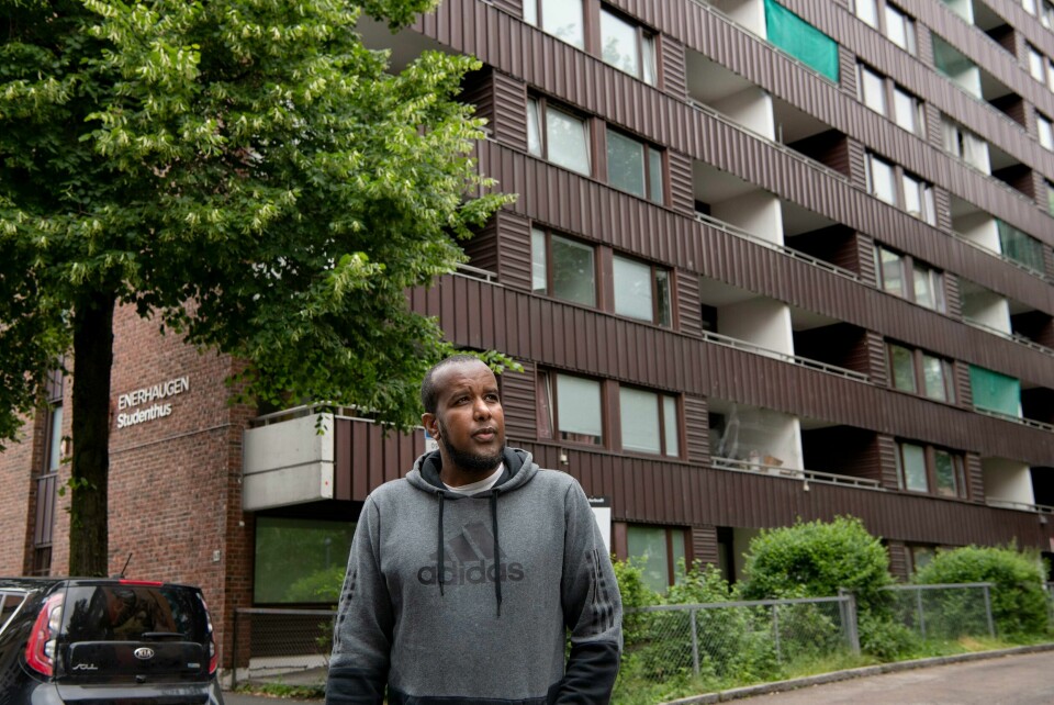 Abdi Sheik og familien hans har én måned igjen å finne seg et nytt sted å bo. Abdi Sheik. Familier kastes ut av blokka til studentsamskipnaden i Oslo.
