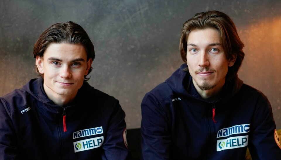 Marius Lindvik (til venstre) og Johann André Forfang tok Norge til en tredjeplass i superlagkonkurransen i Lake Placid. Marius Lindvik (til venstre) og Johann André Forfang tok Norge til en tredjeplass i superlagkonkurransen i Lake Placid. Foto: Ole Berg-Rusten / NTB