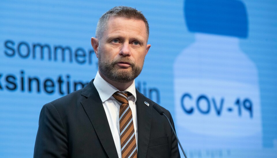 – Jeg er glad for at disse vaksinene kommer til nytte, og at Norge kan bidra til at Kosovo får vaksinert befolkningen sin raskere, sier helse- og omsorgsminister Bent Høie (H). – Jeg er glad for at disse vaksinene kommer til nytte, og at Norge kan bidra til at Kosovo får vaksinert befolkningen sin raskere, sier helse- og omsorgsminister Bent Høie (H). Foto: Berit Roald / NTB