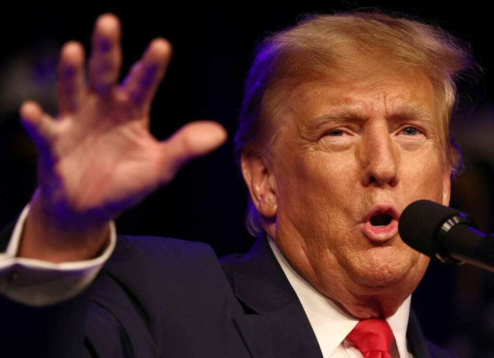 Donald Trump har blikket vendt mot en retur til maktens korridorer i Washington D.C. LAS VEGAS, NEVADA - FEBRUARY 08: Republican presidential candidate and former U.S. President Donald Trump greets supporters at his caucus night watch party at the Treasure Island Hotel & Casino on February 08, 2024 in Las Vegas, Nevada. Donald Trump is the presumptive winner of the Nevada Republican presidential caucus which was held today, two days after the symbolic Nevada Republican presidential primary took place. Mario Tama/Getty Images/AFP (Photo by MARIO TAMA / GETTY IMAGES NORTH AMERICA / Getty Images via AFP)