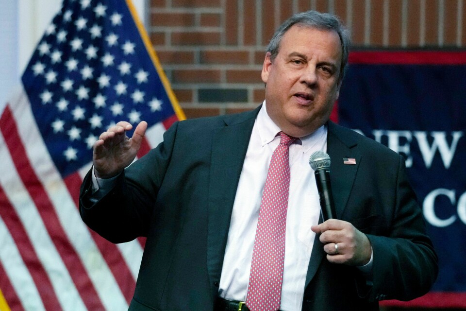 Chris Christie. Tidligere New Jersey-guvernør Chris Christie har meldt seg på i kampen om å bli Republikanernes presidentkandidat. Arkivfoto: AP / NTB