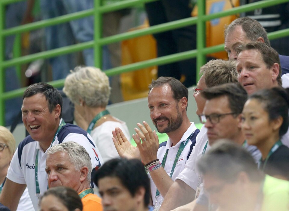 Kronprins Haakon var på plass under OL i Rio de Janeiro. Foto: Kronprins Haakon var på plass under OL i Rio de Janeiro. Foto: Vidar Ruud / NTB