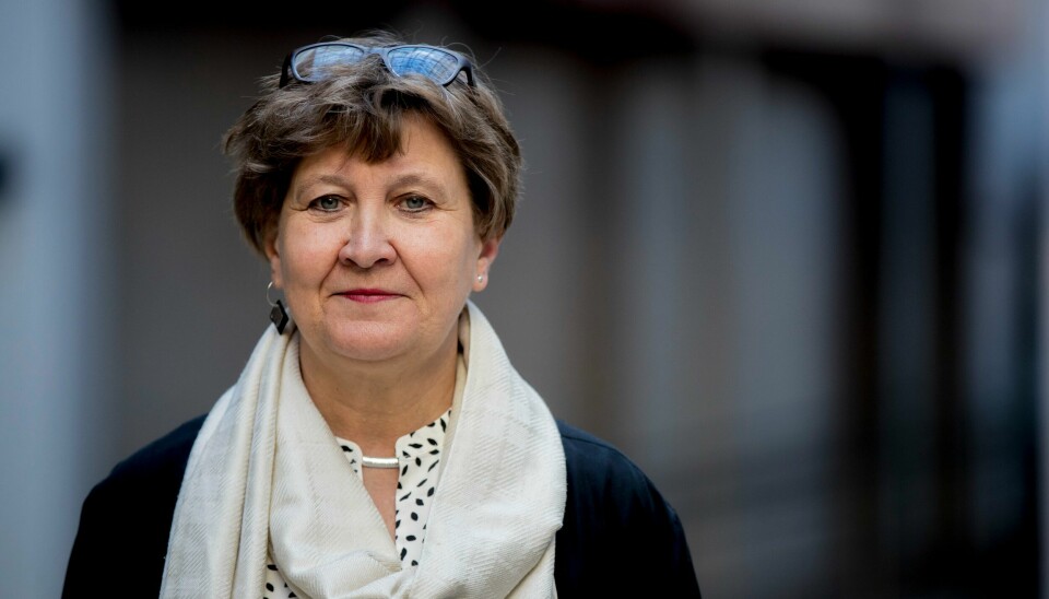 Fagforbundets leder Mette Nord er godt fornøyd med Borgarting lagmannsretts dom i Stendi-saken. Leder Mette Nord i Fagforbundet har engasjert seg i saken til de 22 omsorgsarbeiderne som fikk medhold i søksmålet sitt mot Stendi i Borgarting lagmannsrett. Foto: Vidar Ruud / NTB