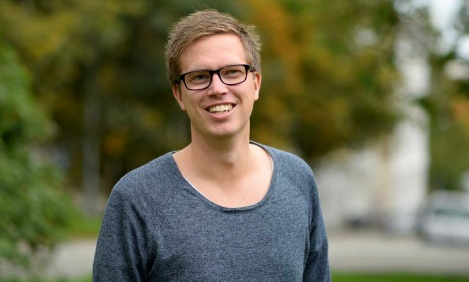 Martin Granerød er vakthavende meteorolog på Meteorologisk institutt. Pressefoto