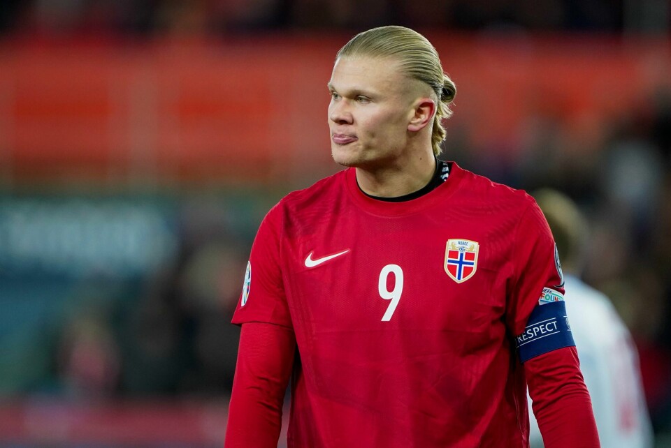 Erling Braut Haaland er tildelt gullballen. Erling Braut Haaland er tildelt gullballen. Foto: Lise Åserud / NTB