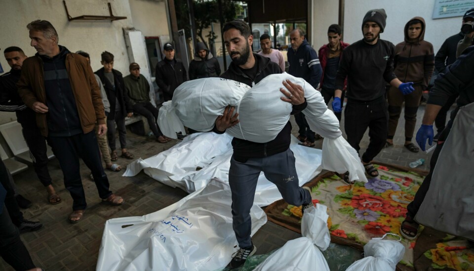 Tallet på drepte etter israelske angrep fortsetter å stige i Gaza. Dette bildet er fra Rafah 29. desember. Tallet på drepte etter israelske angrep fortsetter å stige i Gaza. Dette bildet er fra Rafah 29. desember. Foto: AP / NTB