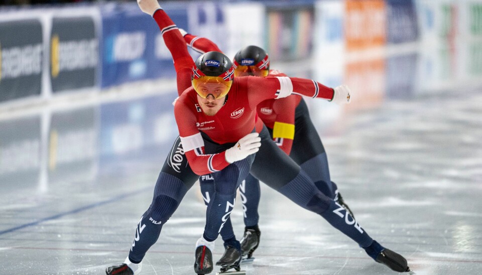 Pål Myhren Kristensen, Bjørn Magnussen og Håvard Holmefjord Lorentzen avbildet tidligere i sesongen. Pål Myhren Kristensen, Bjørn Magnussen og Håvard Holmefjord Lorentzen avbildet tidligere i sesongen. Foto: Carina Johansen / NTB