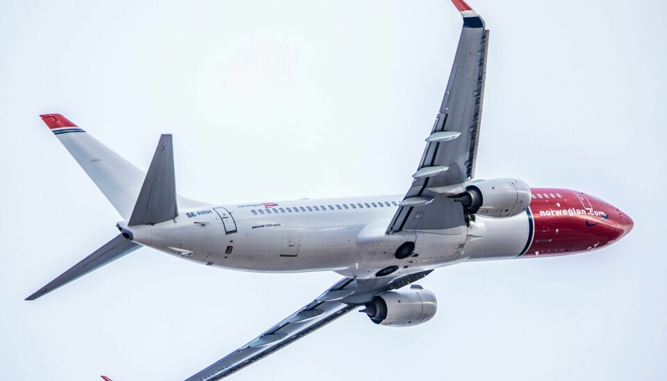 Et fly fra Norwegian tar av fra Oslo Lufthavn Gardermoen. Deler av satellittnavigasjonen for blant annet flytrafikk og skipsfart i Sør-Sverige skal ha blitt slått ut av forstyrrelsene. Et fly fra Norwegian tar av fra Oslo Lufthavn Gardermoen. Deler av satellittnavigasjonen for blant annet flytrafikk og skipsfart i Sør-Sverige skal ha blitt slått ut av forstyrrelsene.