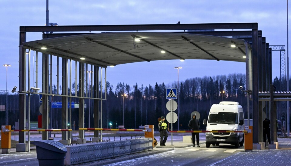 Finland har i alt ni grenseoverganger til Russland og har Europas lengste landegrense mot landet på 1340 kilometer. Her fra Nuijamaa, sør på grensen. Grenseovergangen Nuijamaa er en av dem som stenges. Foto: Vesa Moilanena / Lehtikuva / NTB