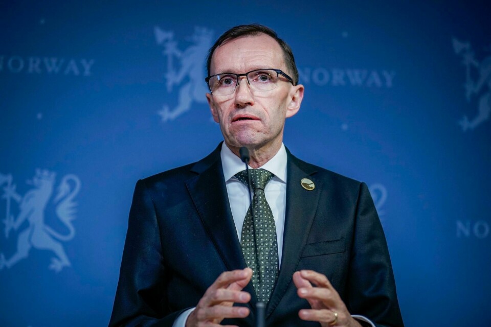 Utenriksminister Espen Barth Eide (Ap), her fra en pressekonferanse i desember. Utenriksminister Espen Barth Eide (Ap), her fra en pressekonferanse i desember.