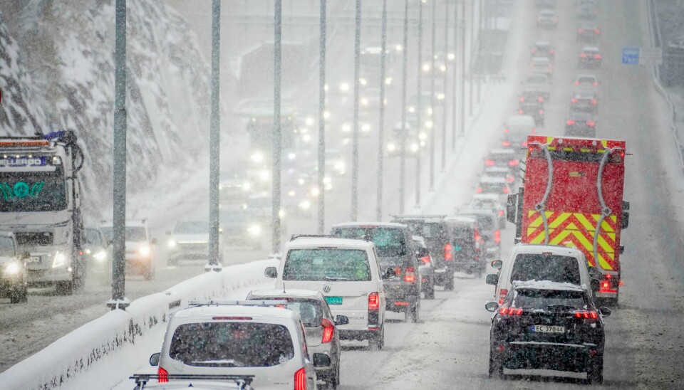Det ventes kraftig snøfokk for kystnære deler av Østlandet tirsdag. Det ventes kraftig snøfokk for kystnære deler av Østlandet tirsdag. Foto: Ole Berg-Rusten / NTB