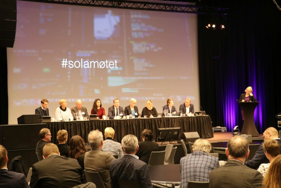 Solamøtet er viktig for regionen. Mandag 15. januar går årets utgave av stabelen. Her fra en tidligere utgave. Solamøtet Rogalandsbenken